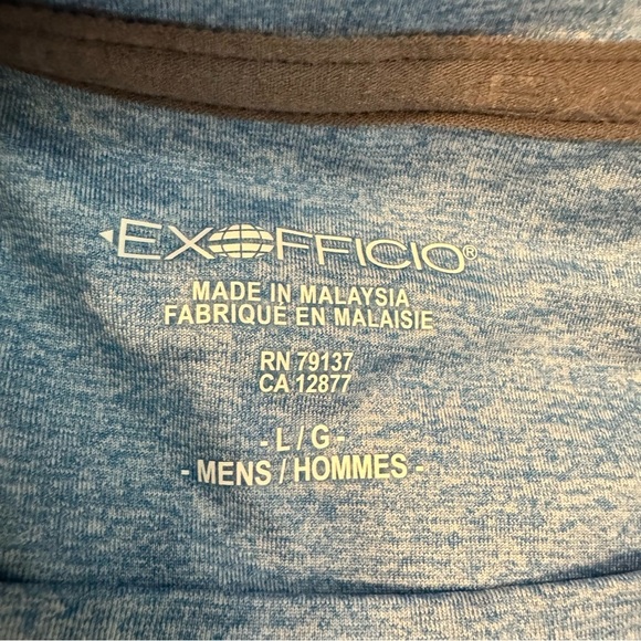 ExOfficio Mens Long Sleeve Athletic Shirt - Picture 6 of 7